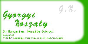 gyorgyi noszaly business card
